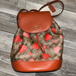 Coach Drawstring Backpack